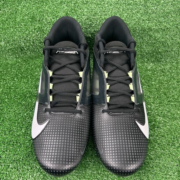 Nike 2024 Alpha Menace 4 Pro Mens 14 Football Cleats Black/Smoke Grey FD7037-001 - Picture 7 of 17